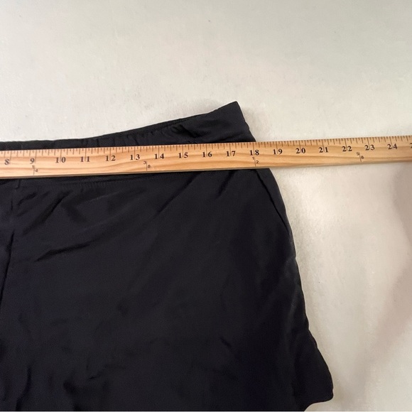 Aleumdr 3" Waistband Swimsuit Bottom Boy Shorts Swim short Black Size XL - Picture 7 of 8